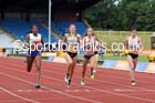 Kelly Massey (Sale) wins from Shana Cox (Woodford Green) and 3rd Emily Diamond (Bristol and West) 400 metres, 2014 Sainsbury's British Championships. Photo: David T. Hewitson/Sports for All Pics